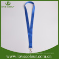 Cheap Custom design your own bule plain nylon lanyard no minimum order